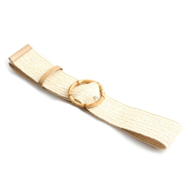 All-match stretch pants belt