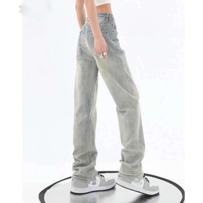 Women's Street Wash Distressed Casual Pants