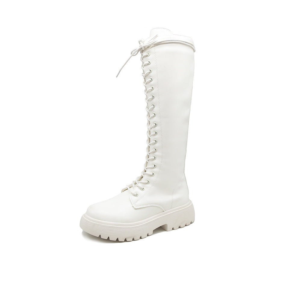 Women's Autumn Vintage British Long Knight Boots