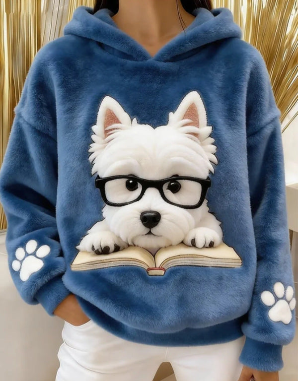 3D-printed Warm Loose-fitting Hoodie With Double Hoods For Cats