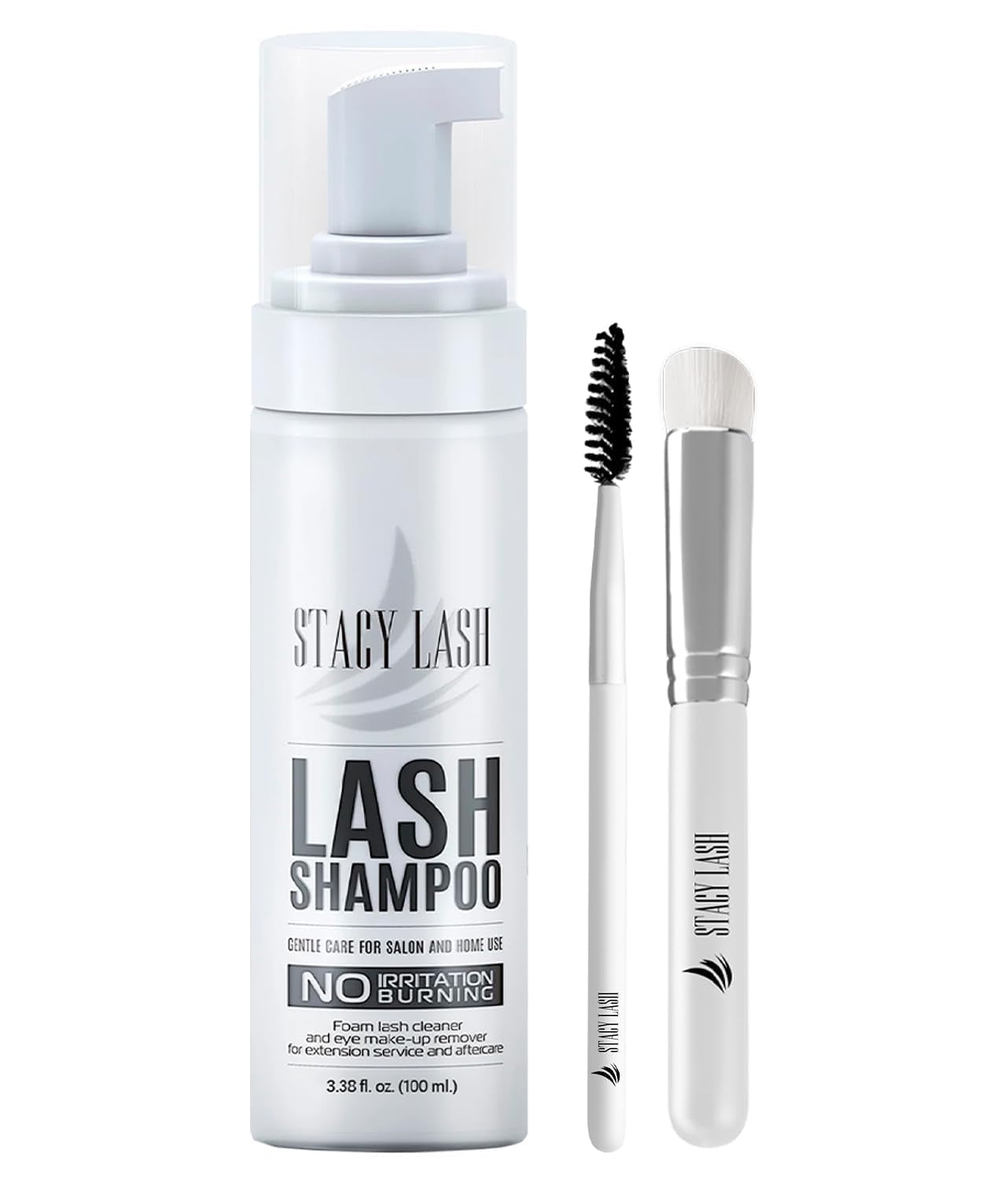 Lash Shampoo 100Ml+ Eyelash Growth Serum by / /Cleaning Kit of Eye Makeup Remover (Cleanser) + Brush & Eyelash Serum for Eyelash Growth and Thickness
