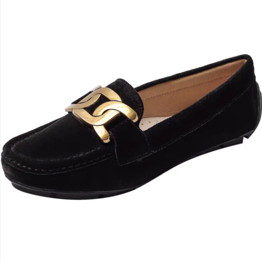 Soft Bottom Buckle Women's Platform Shoes