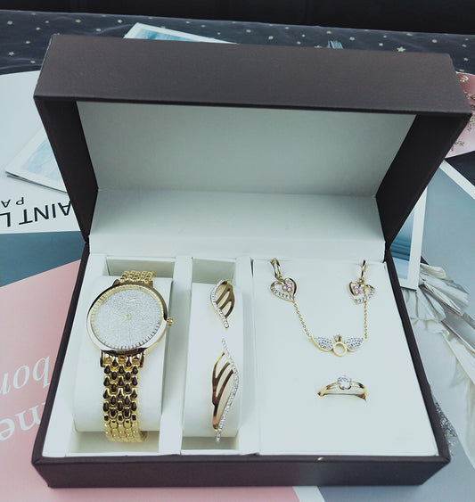 watch gift box set fashion decoration 5-piece