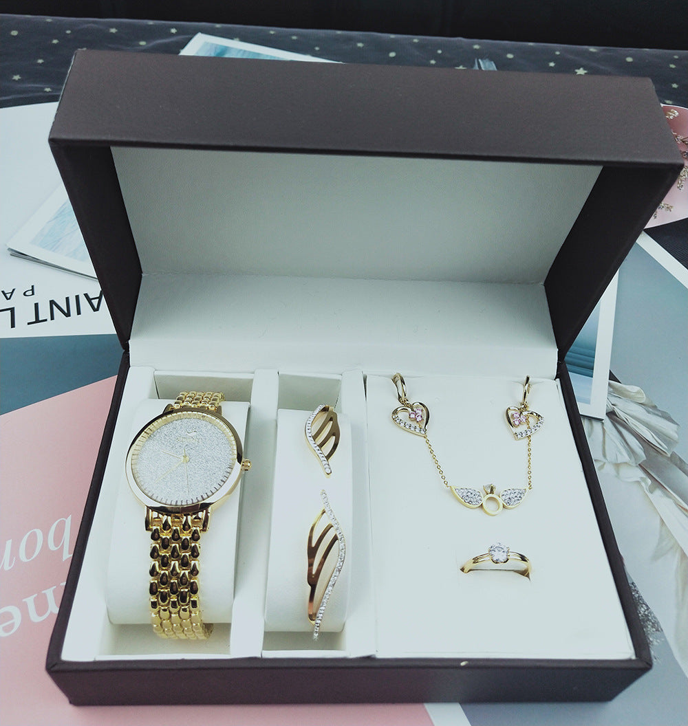 watch gift box set fashion decoration 5-piece