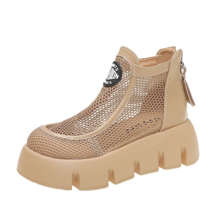 Muffin Ultra-light Thick-soled White Martin Boots