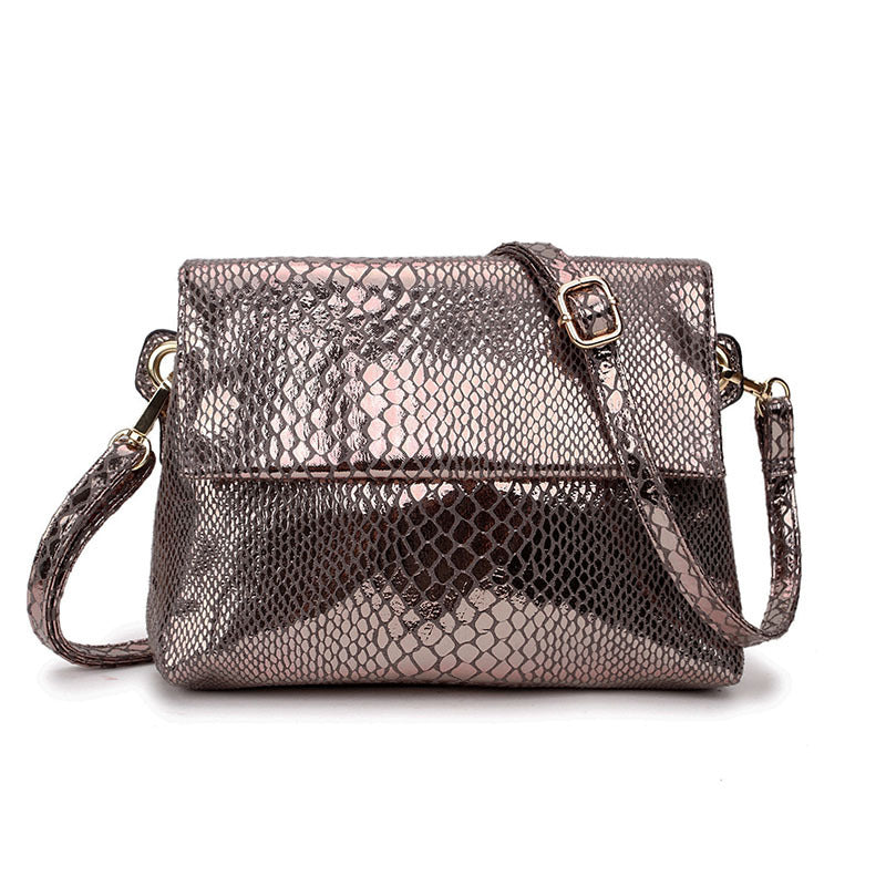 New Snake pattern small square bag