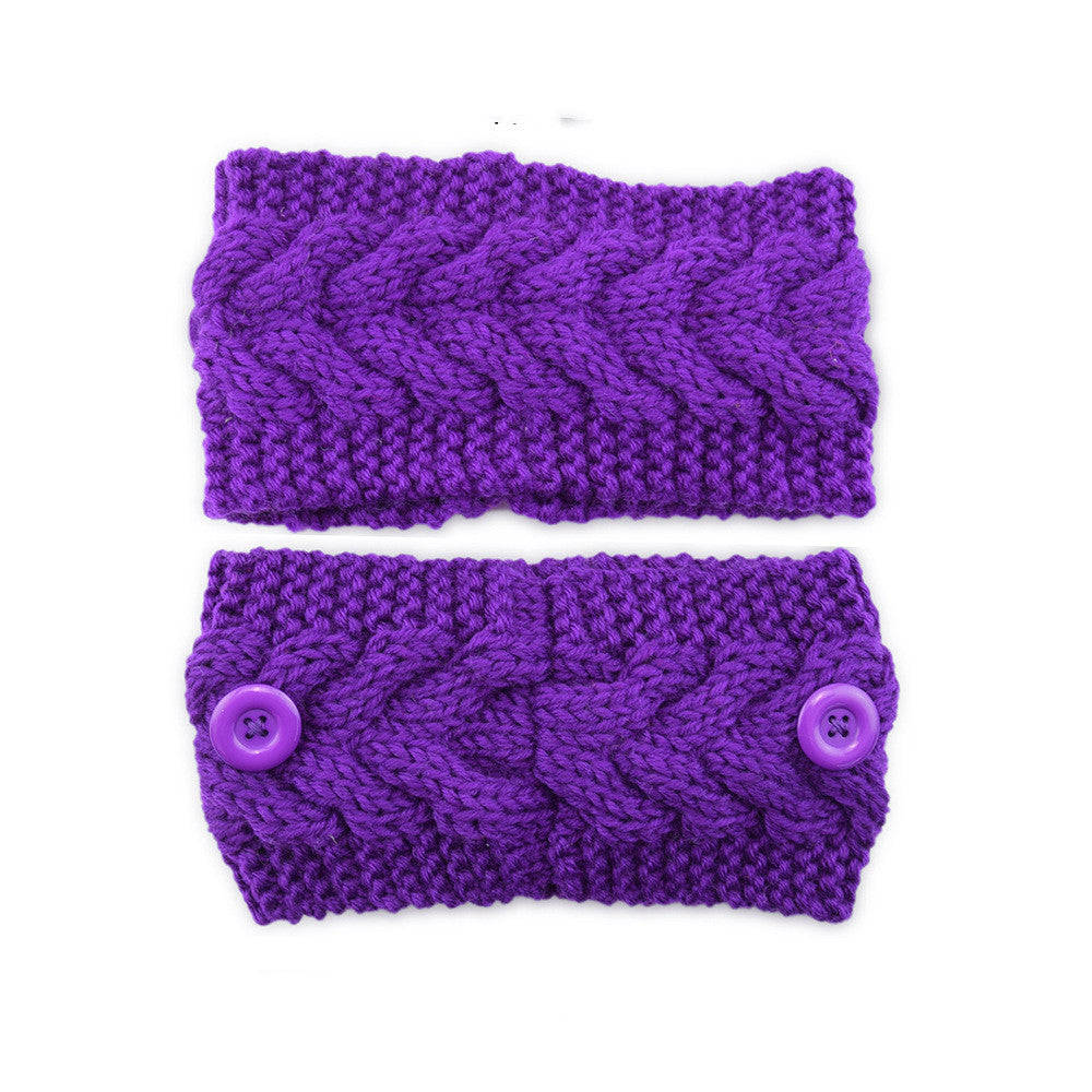 Knitted twist headband