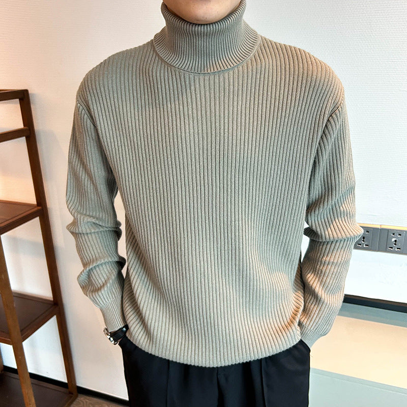 Trendy Loose-textured Knit Hoodie
