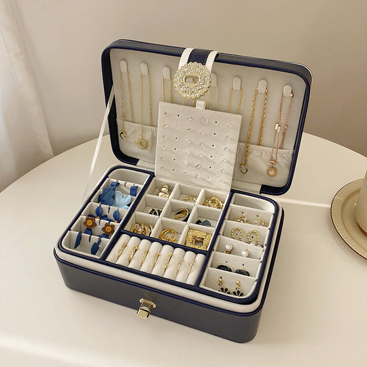 Jewelry Box Multi-Layer Large Capacity Exquisite Portable Storage Box