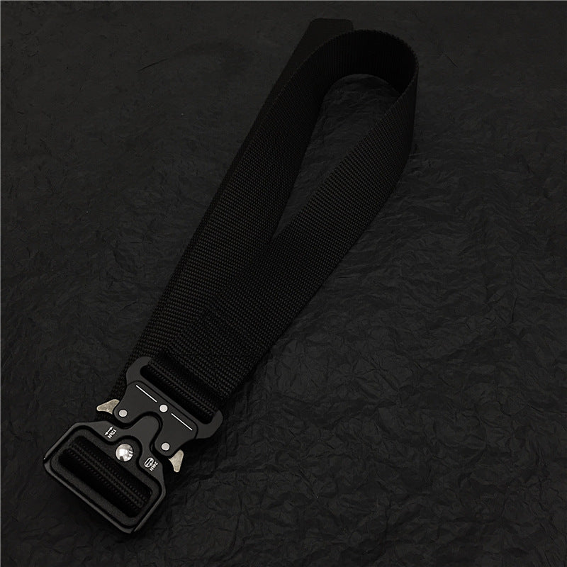 Functional wind tactical buckle nylon belt