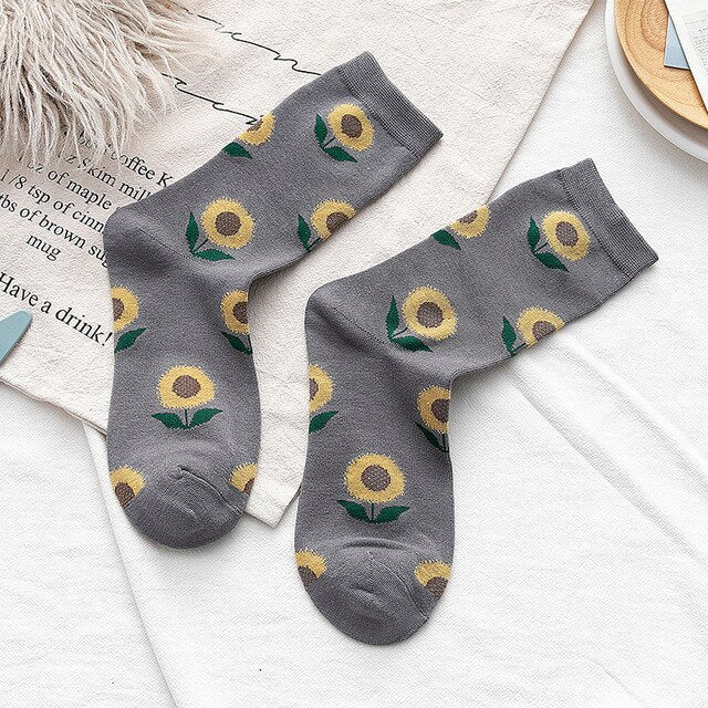 Single needle tube socks