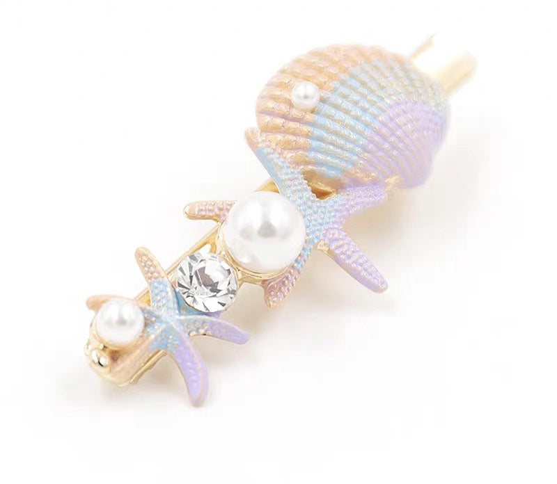 Korean cute and sweet starfish hairpin
