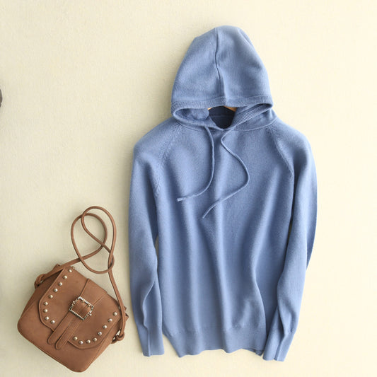 Womens Stylish Solid-color Hooded Jacket That Goes With Everything