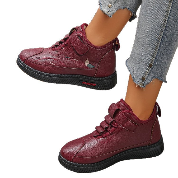 Female Non-slip Comfortable Velvet Warm Cotton Shoes