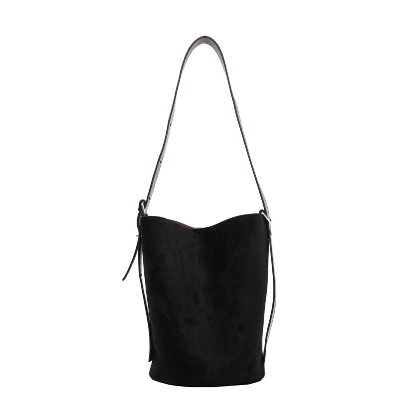 Women's Large Capacity Bag All-match Retro Frosted One Shoulder Crossbody