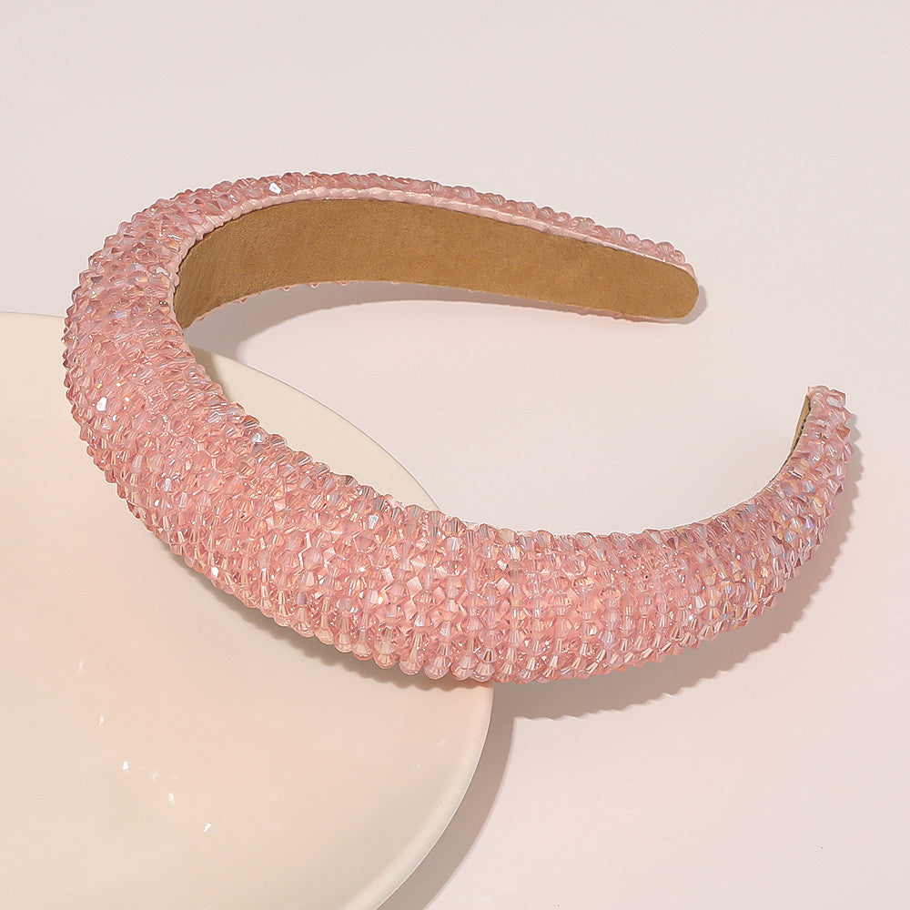 Sponge wide brim handmade headband