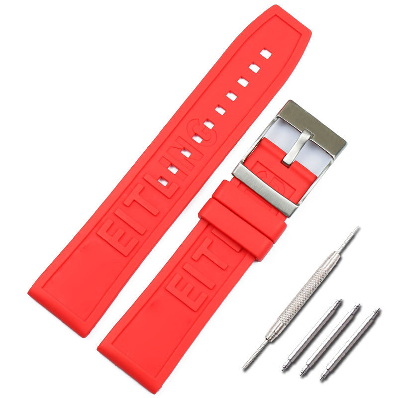 Waterproof silicone strap
