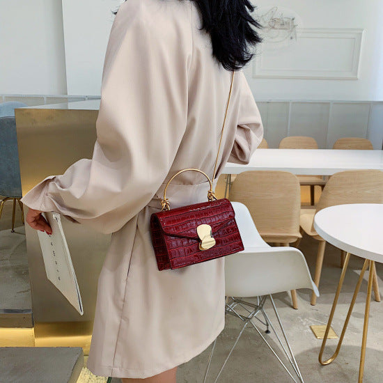 Western style popular small square bag