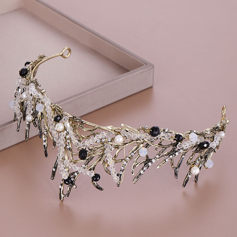 Children's Crown Tiara Princess Baroque Vintage Crystal