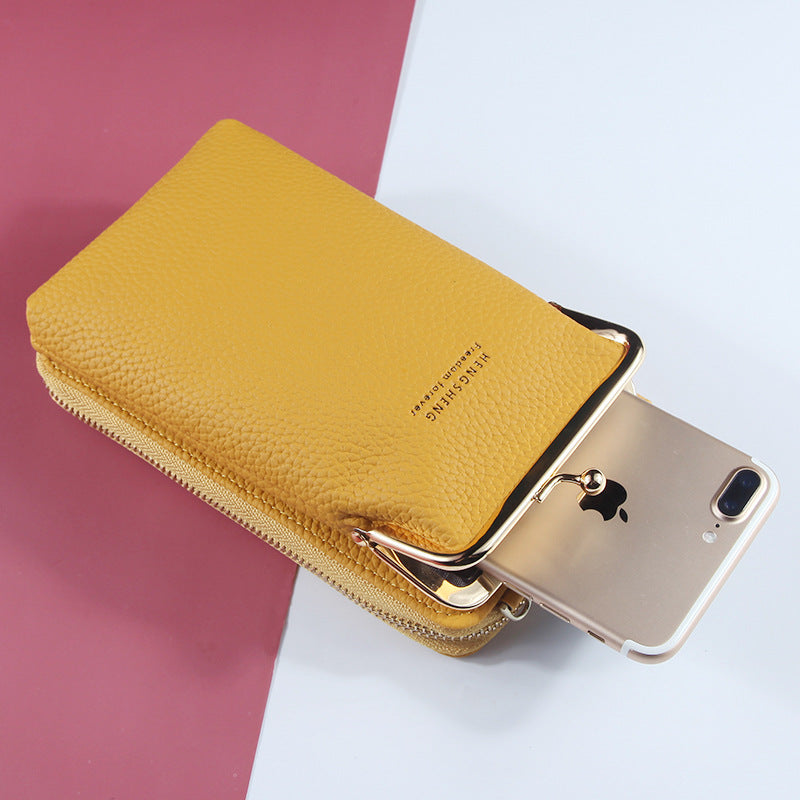 Women's Diagonal Shoulder Bag Long Wallet