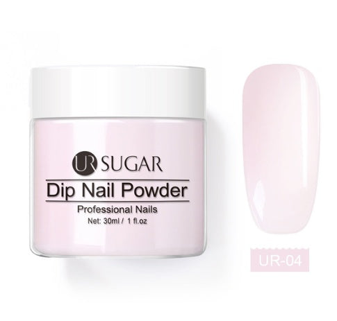 UR nail infusion powder fransk neglepudder glitter neglegødning fugtgivende pudder dyppepulver