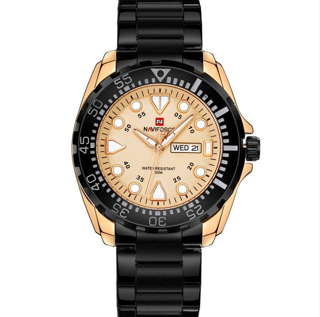 NAVIFORCE collar Xiang 9105 men's sports watch men's watch waterproof LED dual display multi-function quartz watch