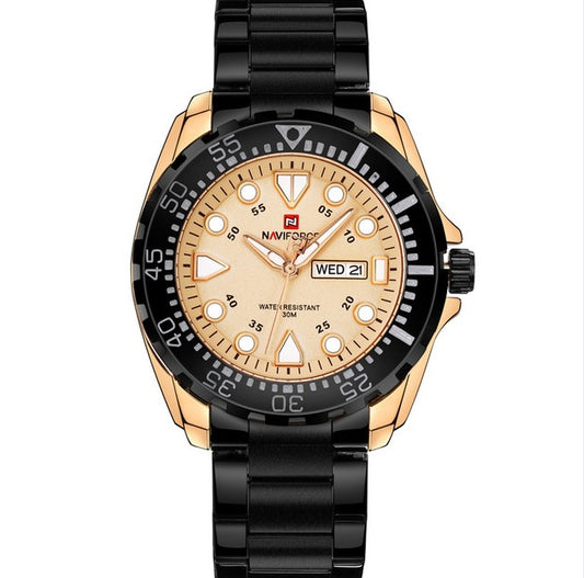 NAVIFORCE collar Xiang 9105 men's sports watch men's watch waterproof LED dual display multi-function quartz watch