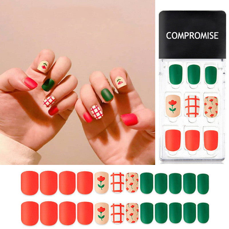 Soft nail without crease