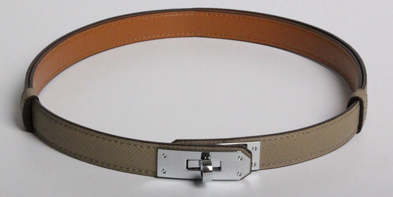 H home new kelly leather thin belt