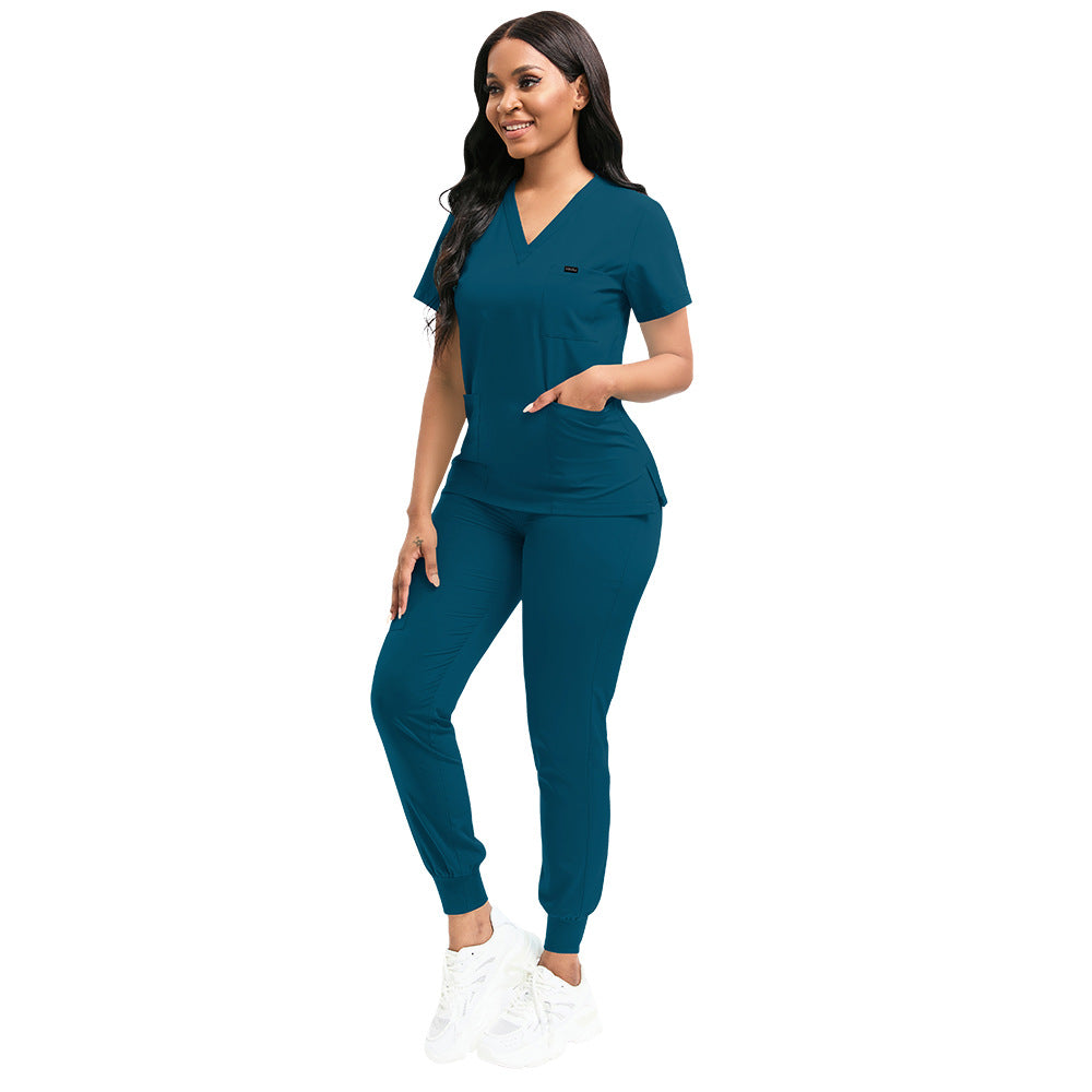 Pet Clinic Nurse Work Clothes Frosted Suit