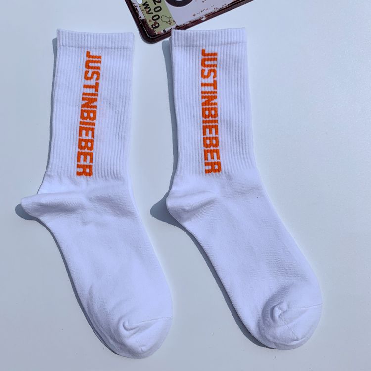 Street Men And Women Couple Stockings Tide Cotton High Tube Skateboard Socks
