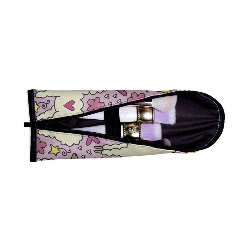 Digital printed leather dumpling pen case
