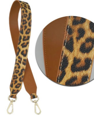 Leopard Adjustable Animal Pattern Leather Shoulder belt