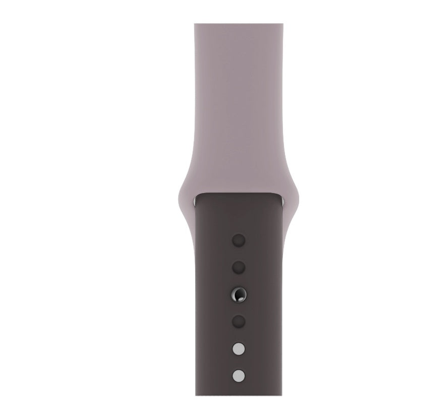 Monochrome mix and match silicone strap