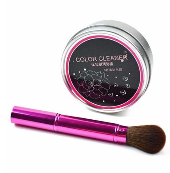 Cleaning Makeup Brush Sponge Cleaning Box Portable Makeup Cleaning Pad Makeup Brush Cleaning Box