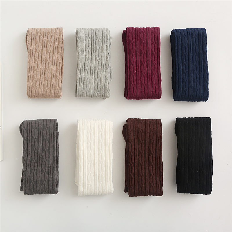 Over the Knee Ladies Twist Cotton Socks
