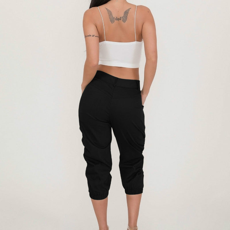 Women's Cropped Harem Pants