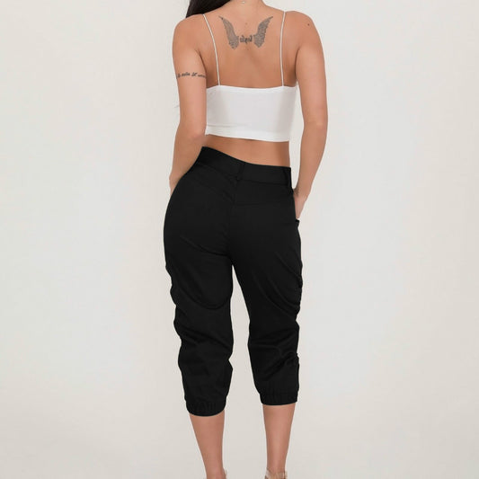Women's Cropped Harem Pants