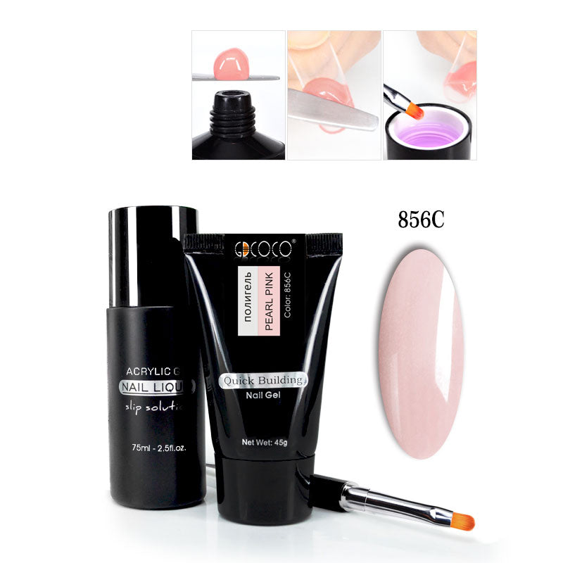Nail phototherapy extension functional gel