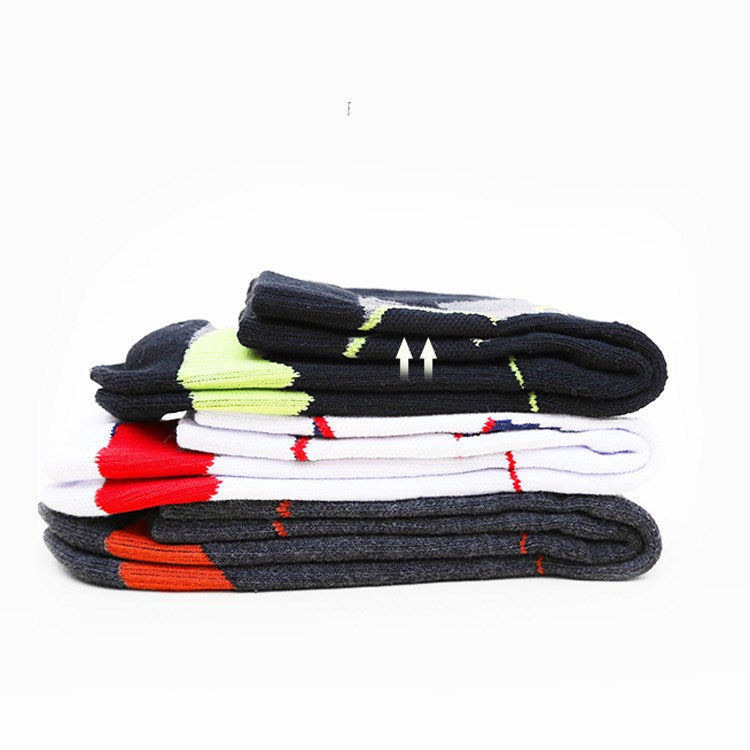 Combed cotton basketball socks