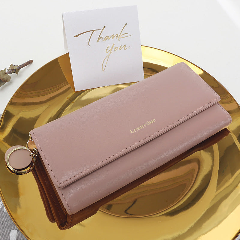 Lady holding wallet