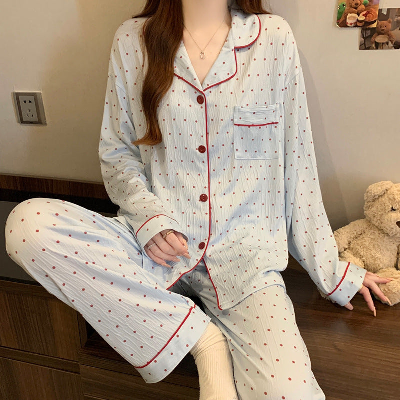 High-value Korean-style Wrinkled Fabric Womens Suit