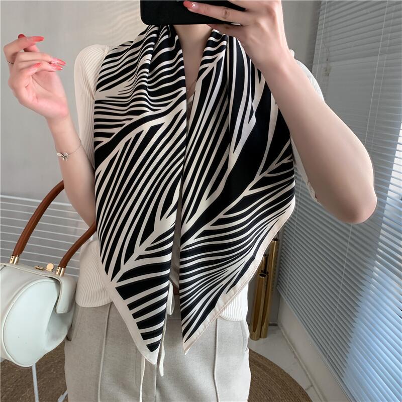 Fashion Home Color Leopard Twill Scarf