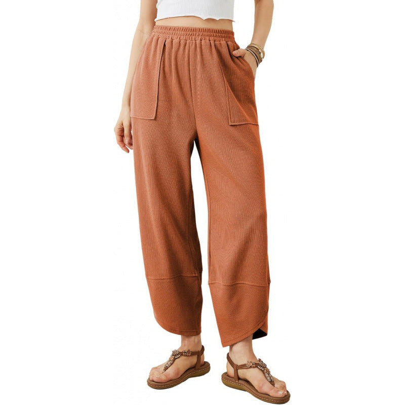 Trendy Cropped Pants For European And American Women
