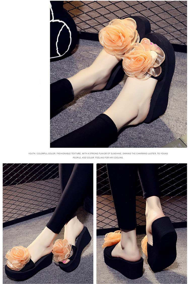 Thick bottom non-slip beach shoes slippers