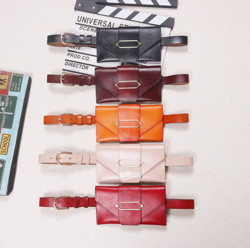 Mobile Phone Change key Lipstick Envelope Bag Waist Bag
