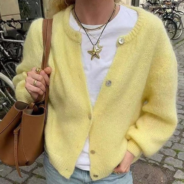 Efterår Ny afslappet sweaterjakke til kvinder