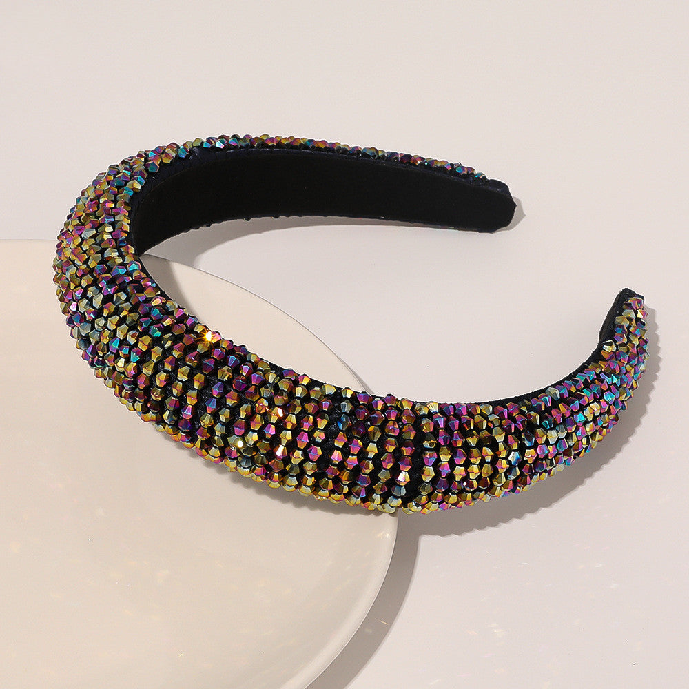 Sponge wide brim handmade headband