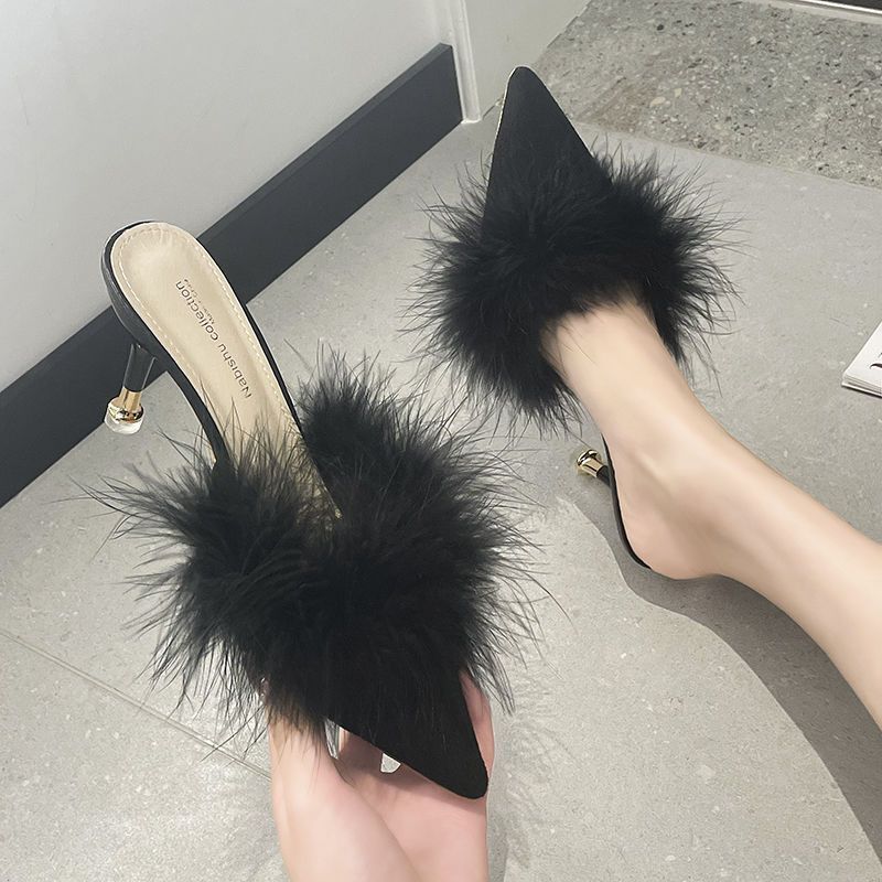 Women's Fashionable And Versatile Pointed-toe Slippers