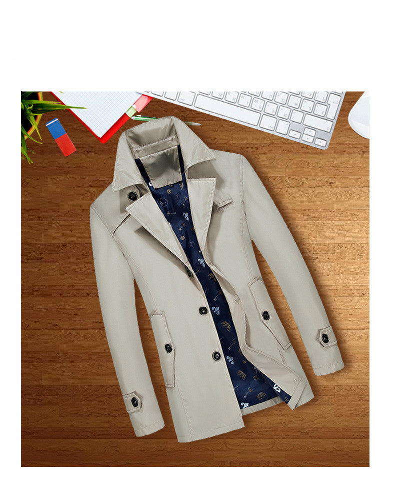 Korean Slim Fit Large Youth Men's Thin Jacket